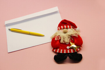 santa claus with gift box