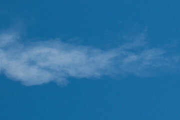 The structure of the smoke from the chimney against the blue sky. Space for text, copy space, space for printing.