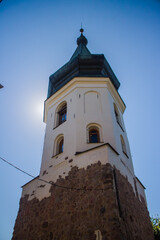 Fototapeta na wymiar Town Hall Tower, Vyborg