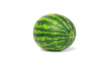 Watermelon isolated on white background with clipping path