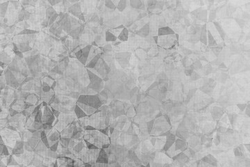 A low-poly lcd macro grid. Desaturated gray color tones.
