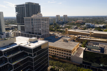 Business district Downtown Fort Lauderdale FL
