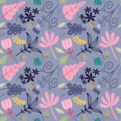 Cute pattern in small flower. Small colorful flowers. White background. Ditsy floral background. The elegant the template for fashion prints.