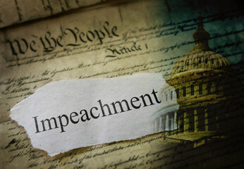 Impeachment Constitution and US Capitol