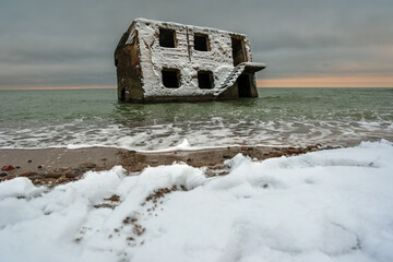 Abandoned military northern fort in Liepaja.