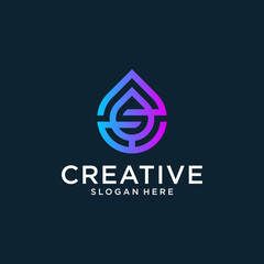 Initial S logo design inspiration