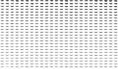 Rough, irregular texture composed of monochrome geometric elements. Overlay distressed grunge background. Abstract vector illustration. Isolated on white background. EPS10