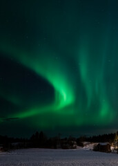 Northern lights over Skatval, Norway