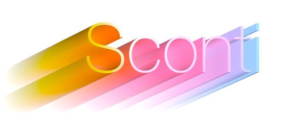 sconti, italian word for discounts, sales, 3d render