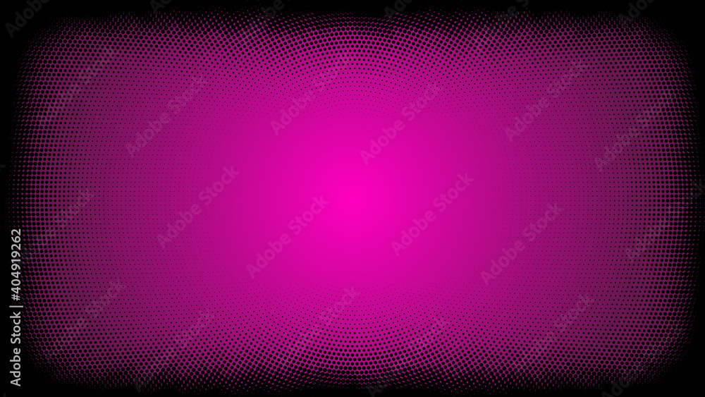 Poster halftone. comic pattern. abstract dotted radial background. texture of black dots. gradient backgrou