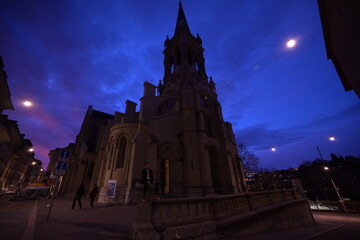 Bern -Schweiz in der Nacht