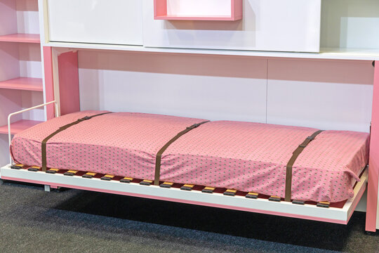 Pink Murphy Bed