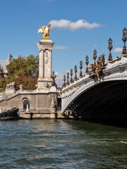 Fototapeta na wymiar Pont Alexandre III in Paris, France