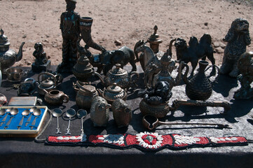 Buryat souvenirs close-up