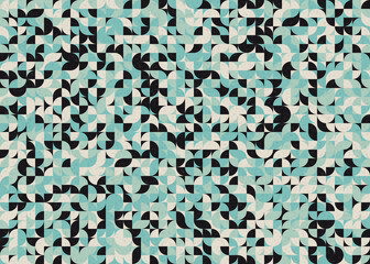 Abstract Geometric Pattern generative computational art illustration