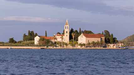 Fototapeta na wymiar Small peninsula at the island of Vis, Croatia
