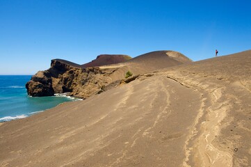 Wanderin auf Faial Azoren