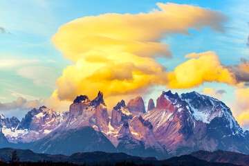 Sunset. Patagonia