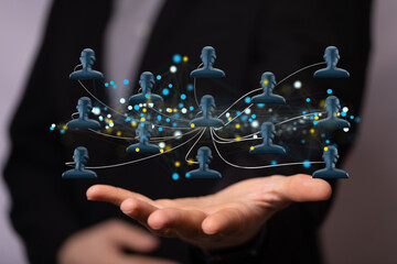 Unity group and teamwork concept