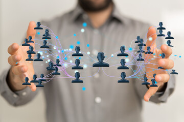 team hierarchy connection group digital