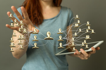 team hierarchy connection group digital