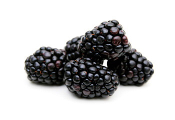 Blackberry, isolated on white background