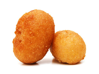 Organic CornDog on white background 