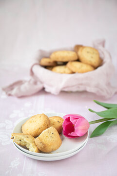 Lavender cookies with the tulip