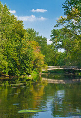 572-62 DuPage River in Summer in Naperville, IL
