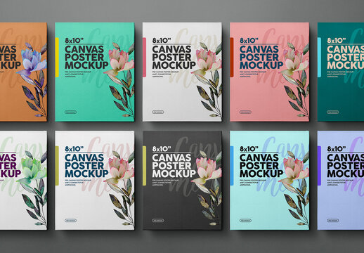 Canvas Mockup Set