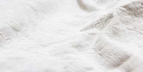 Soft white cotton texture