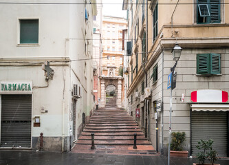 Genova old city center, Italy