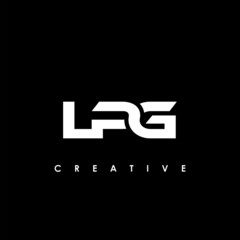 LPG Letter Initial Logo Design Template Vector Illustration