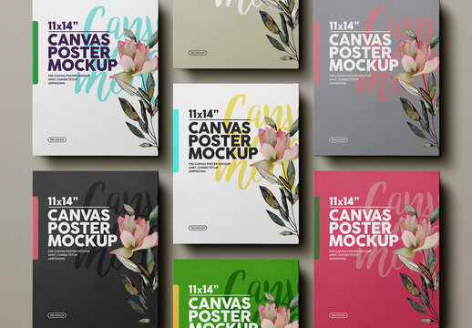 Canvas Mockup Set