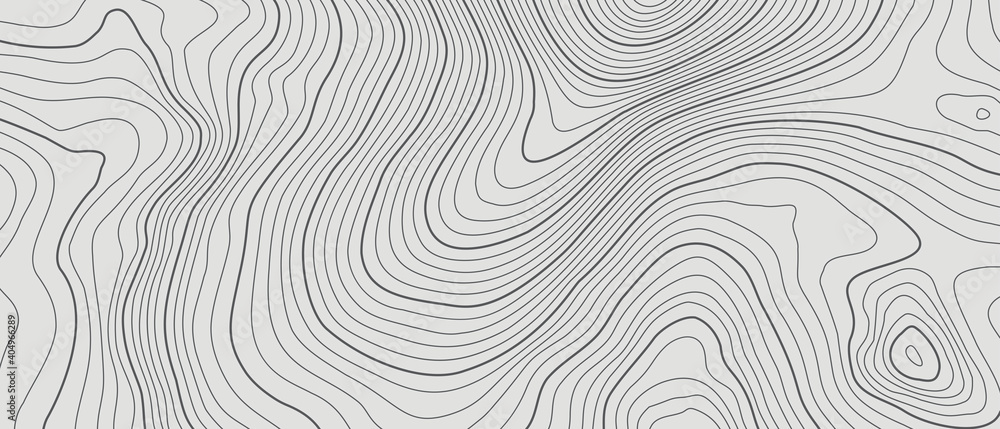 Aufkleber the stylized height of the topographic contour in lines and contours. the concept of a conditional g