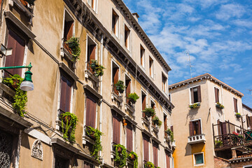 Fototapeta na wymiar イタリア　ヴェネツィアの街並み 
