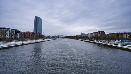 Winter in Frankfurt am Main