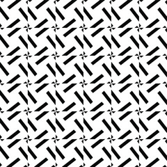 Black and white texture. Abstract seamless geometric pattern.
