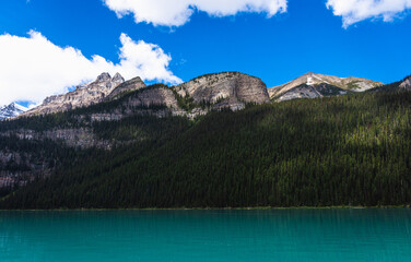 lake Louise in the mountains