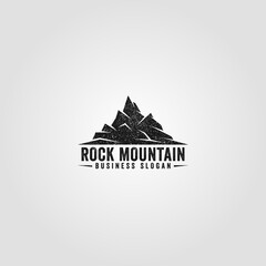 The Rock Mountain Logo Template