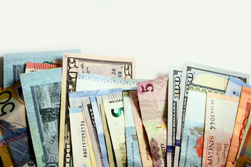 World currency banknote 