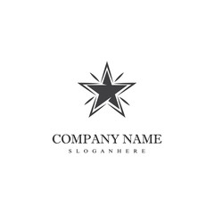 Star icon Template vector illustration design