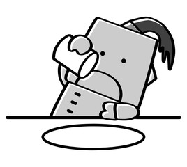 うがいをするロボット　01