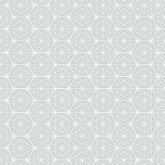 Fototapeta premium Hexagon art deco pattern background.