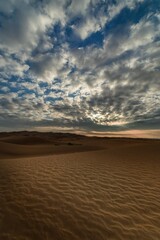 Plakat Scenic View Of Desert Against Sky During Sunset