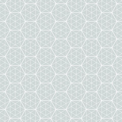 Fototapeta premium Hexagon art deco pattern background.