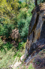 Rock formation at Deuco Quarries, Chile