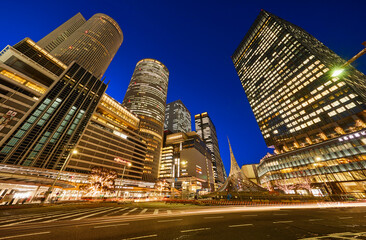 名古屋駅　夜景