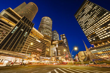 名古屋駅　夜景