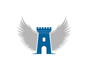 Luxury fortress with spread wings